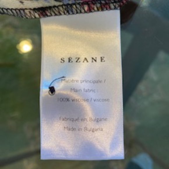 NWT Sezane Abelia Wrap V-Neck Blouse Top Shirt Sézane - Picture 10 of 11
